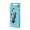 TP-Link UH9120C USB-C centrmezgls ar HDMI, Ethernet un karšu lasītāju