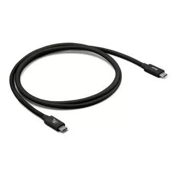 USB Type-C kabelis CLUB3D CAC-1570 1.2m — 80 Gbps, 240 W, atbalsta 8K@240 Hz, melns