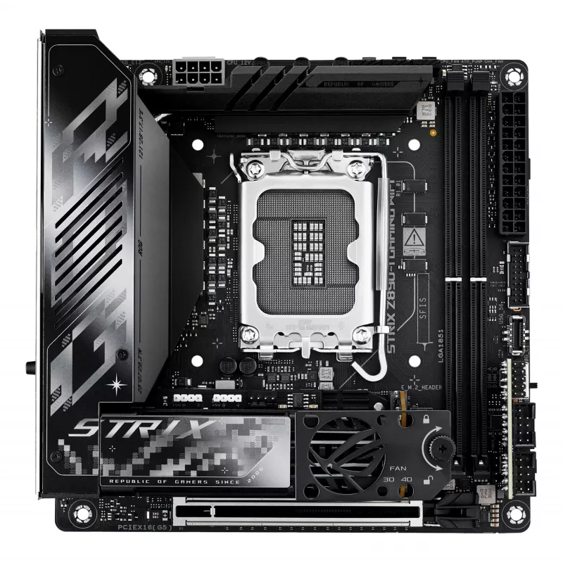 ASUS ROG STRIX Z890-I GAMING WIFI mātesplate, Intel Z890, LGA 1851 (Socket V1), mini ITX