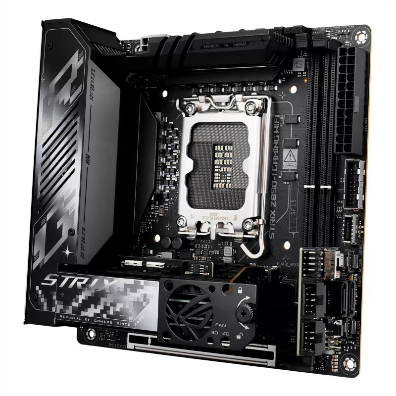 ASUS ROG STRIX Z890-I GAMING WIFI mātesplate, Intel Z890, LGA 1851 (Socket V1), mini ITX