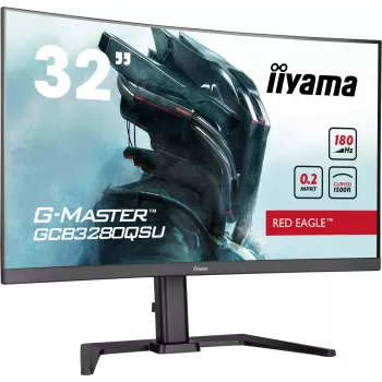 iiyama G-MASTER GCB3280QSU-B2 dators monitors 80 cm (31.5 colli) 2560 x 1440 pikseļi Dual QHD LED Melns