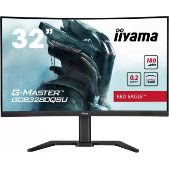 iiyama G-MASTER GCB3280QSU-B2 dators monitors 80 cm (31.5 colli) 2560 x 1440 pikseļi Dual QHD LED Melns