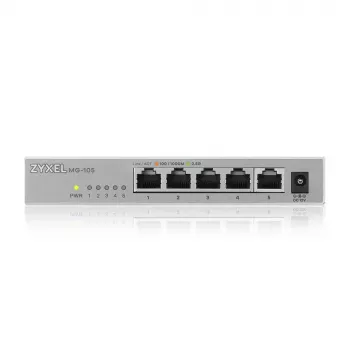Zyxel XMG-105 Nepārvaldāms 2.5G Ethernet slēdzis (100/1000/2500) Pelēks