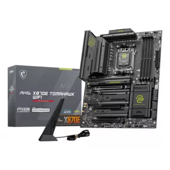 Mātesplate MSI MAG X870E TOMAHAWK WIFI — AMD X870E, Socket AM5, ATX, 4x DDR5 DIMM, 4x M.2, Wi‑Fi, 5Gb Ethernet