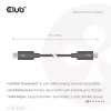 CLUB3D Thunderbolt™ 5 sertificēts kabelis 8K240Hz Dati 80/120 Gbps EPR 240 W vīriešu/vīriešu 1m / 3.28ft