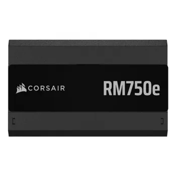 Barošanas bloks CORSAIR RM750e 750 W ATX 3.1 80 PLUS Gold pilnībā modulārs, 24-pin, 120 mm ventilators, 6×SATA, 2×PCIe (6+2), 2×PATA
