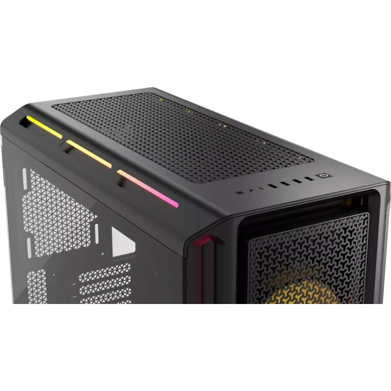 CORSAIR iCUE LINK 5000T LX RGB Mid-Tower korpuss - augstas veiktspējas