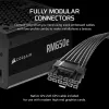 CORSAIR RMe sērijas RM650e pilnībā modulārs, zema trokšņa ATX barošanas bloks, 650 W