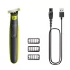 Folijveida skuveklis Philips Norelco OneBlade 360 QP2724/23 — 1 asmens, trimeris, slapjai/sausai lietošanai, uzlādējams NiMH