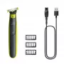 Folijveida skuveklis Philips Norelco OneBlade 360 QP2724/23 — 1 asmens, trimeris, slapjai/sausai lietošanai, uzlādējams NiMH