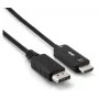 CLUB3D CAC-1083 DisplayPort 1.4 uz HDMI kabelis 2 m ar HDMI Type D (Micro) savienotāju, melns