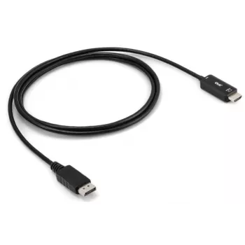 CLUB3D CAC-1083 DisplayPort 1.4 uz HDMI kabelis 2 m ar HDMI Type D (Micro) savienotāju, melns