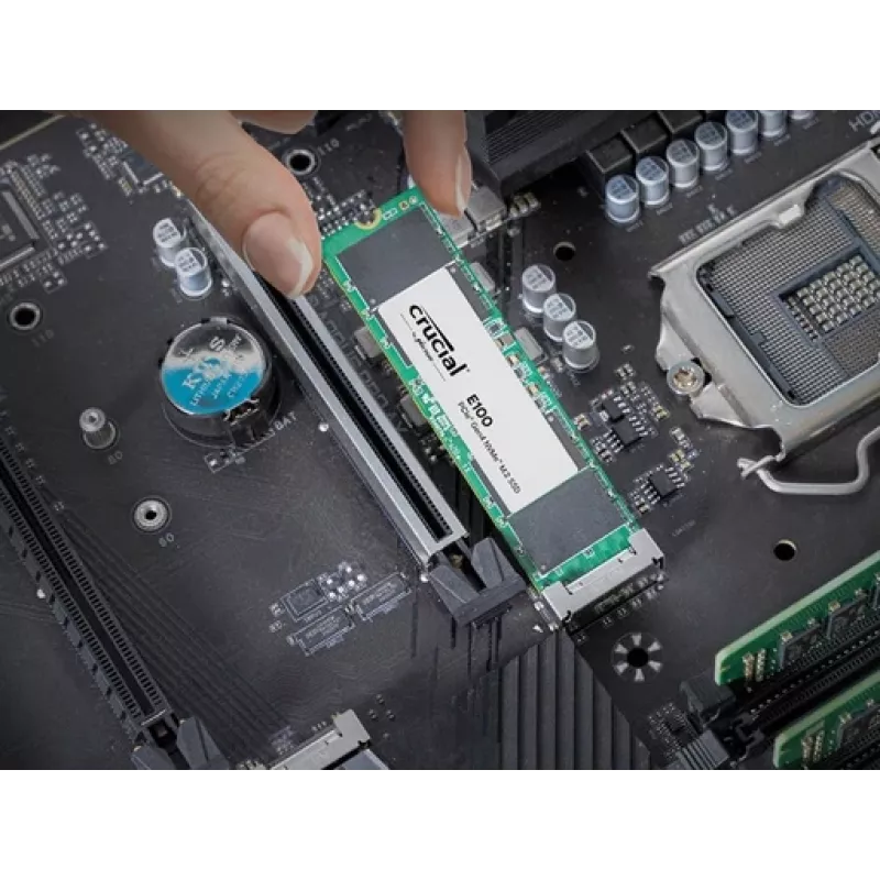Crucial E100 480GB NVMe PCIe Gen4 M.2 2280 SSD