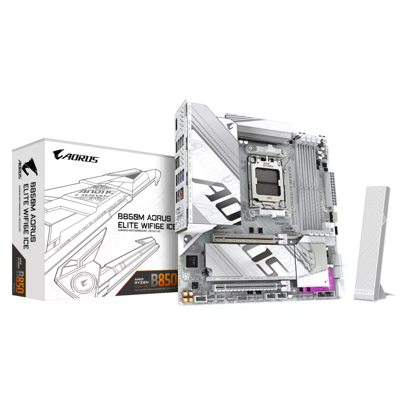 Mātesplate GIGABYTE B850M AORUS ELITE WIFI6E, AMD B850, Socket AM5, Micro ATX
