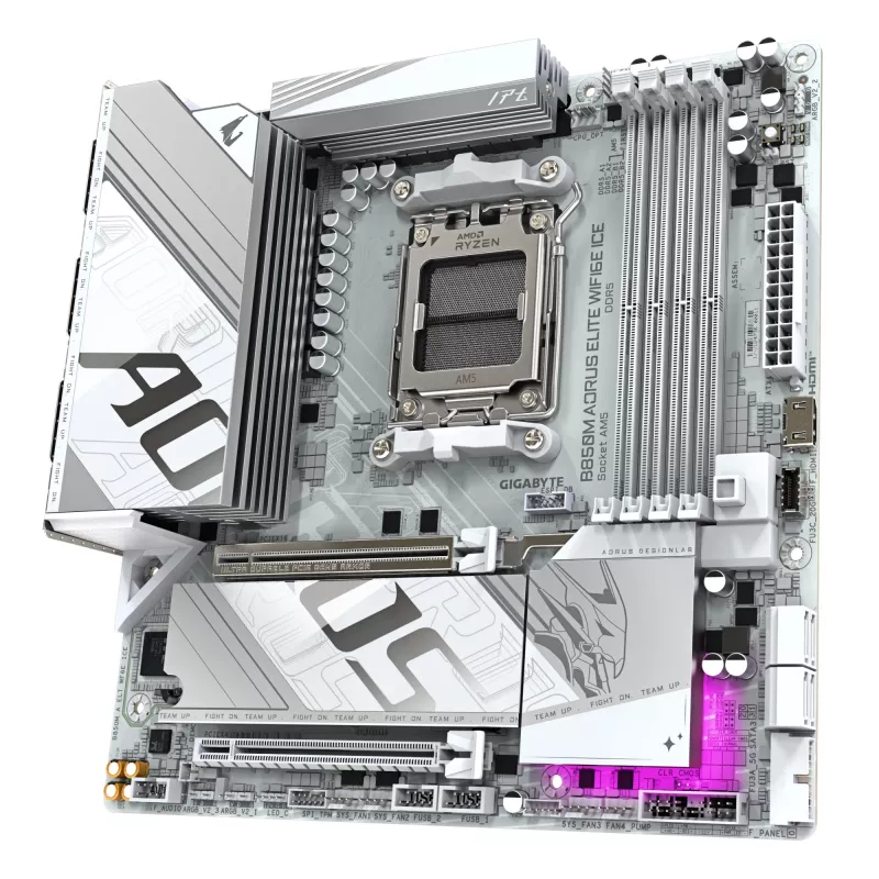 Mātesplate GIGABYTE B850M AORUS ELITE WIFI6E, AMD B850, Socket AM5, Micro ATX