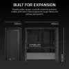 CORSAIR FRAME 4000D Midi Tornis Melns