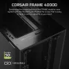 CORSAIR FRAME 4000D Midi Tornis Melns