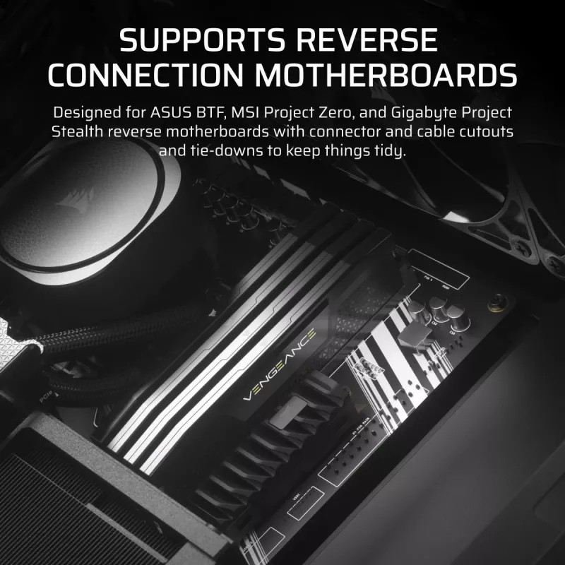CORSAIR FRAME 4000D Midi Tornis Melns