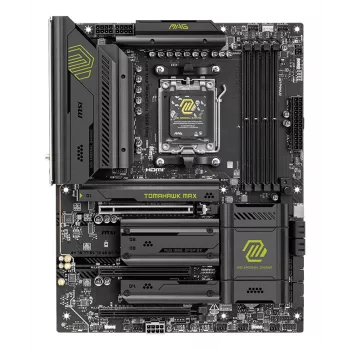 Mātesplate MSI MAG B850 TOMAHAWK MAX WIFI — AMD B850, Socket AM5, ATX, DDR5, 4×M.2, Wi‑Fi 7, 5Gb LAN, 7.1 Audio