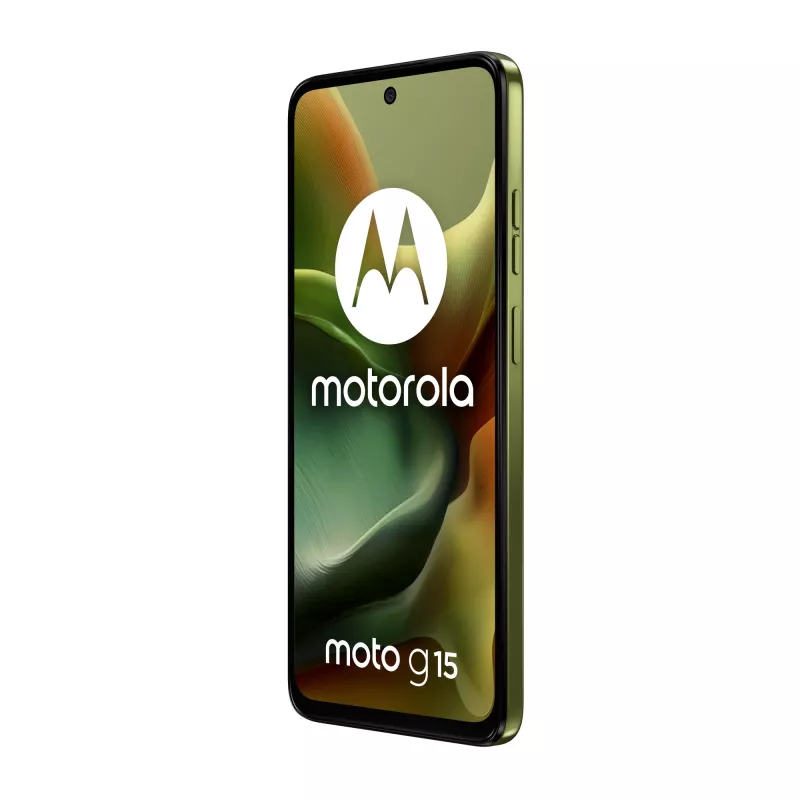Motorola moto g15 17.1 cm (6.72 colli) Dual SIM Android 15 4G USB Type-C 4 GB 128 GB 5200 mAh Zaļš