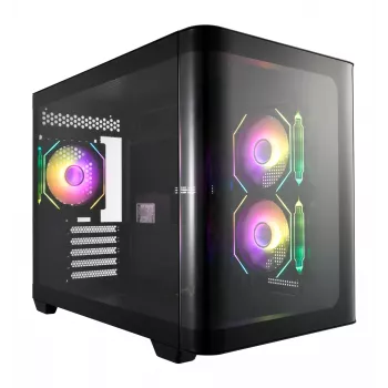 FSP S380-BA korpuss Micro Tower mITX, mATX Melns ARGB