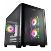 FSP S380-BA korpuss Micro Tower mITX, mATX Melns ARGB