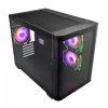 FSP S380-BA korpuss Micro Tower mITX, mATX Melns ARGB