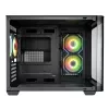 FSP S380-BA korpuss Micro Tower mITX, mATX Melns ARGB