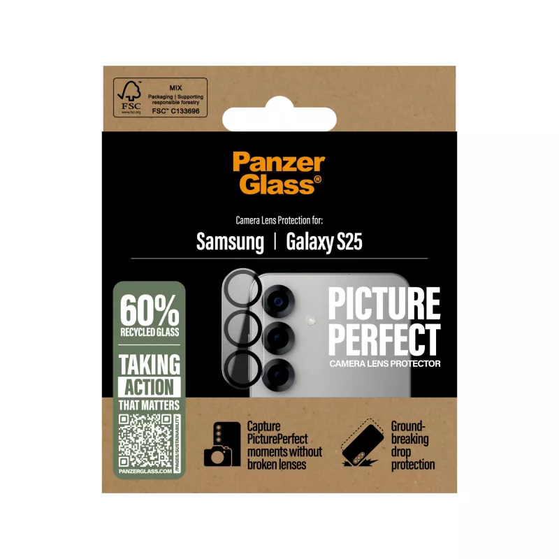 PanzerGlass ® PicturePerfect Kameras lēcu aizsargs Samsung Galaxy S25