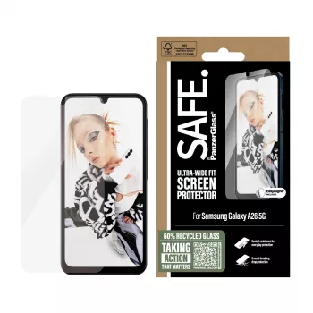 PanzerGlass SAFE. by ® Ekrāna aizsargs Samsung Galaxy A26 5G | Ultra-Wide Fit ar EasyAligner