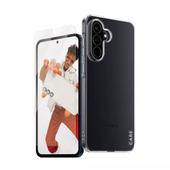 PanzerGlass CARE by Fashion 2-in-1 aizsardzības komplekts Samsung Galaxy A56 5G - skrāpējumiem un triecieniem izturīgs