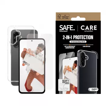 PanzerGlass CARE by Fashion 2-in-1 aizsardzības komplekts Samsung Galaxy A56 5G - skrāpējumiem un triecieniem izturīgs