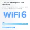 Mesh sistēma Mercusys HALO H70X Divjoslu Wi-Fi 6