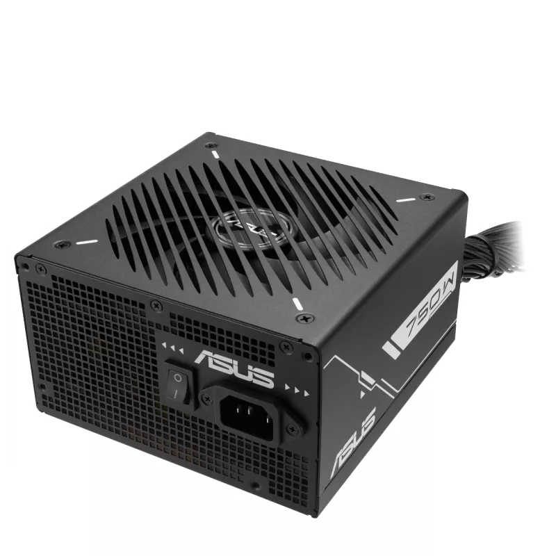 ATX barošanas bloks ASUS Prime-750B-BLACK 750 W, 80 PLUS Bronze, 135 mm ventilators, 20+4 pin, 3× PCIe 8-pin, nemodulārs