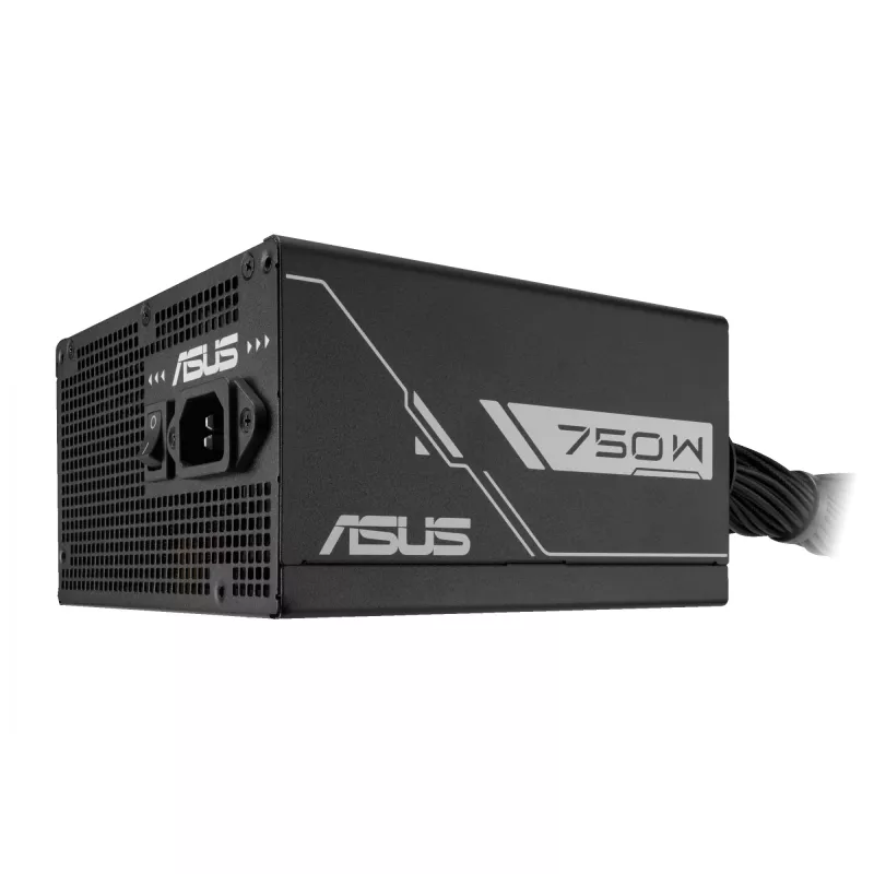 ATX barošanas bloks ASUS Prime-750B-BLACK 750 W, 80 PLUS Bronze, 135 mm ventilators, 20+4 pin, 3× PCIe 8-pin, nemodulārs