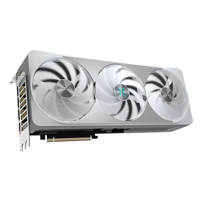 Grafikas karte GIGABYTE GeForce RTX 5070 Ti 16 GB GDDR7, PCIe 5.0, 8960 CUDA, 30000 MHz, 256 bitu, WINDFORCE 3X, balta