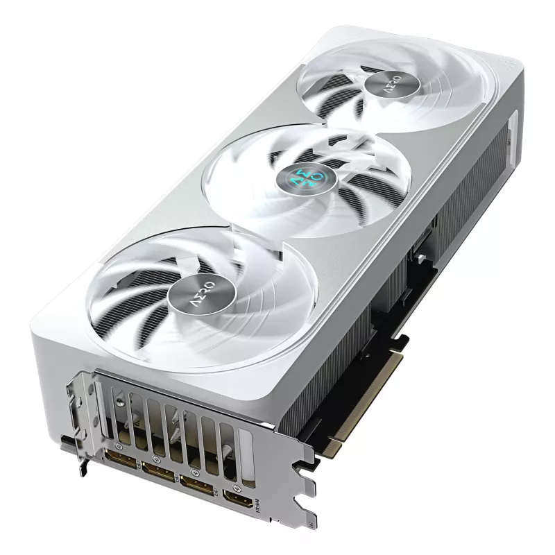 Grafikas karte GIGABYTE GeForce RTX 5070 Ti 16 GB GDDR7, PCIe 5.0, 8960 CUDA, 30000 MHz, 256 bitu, WINDFORCE 3X, balta