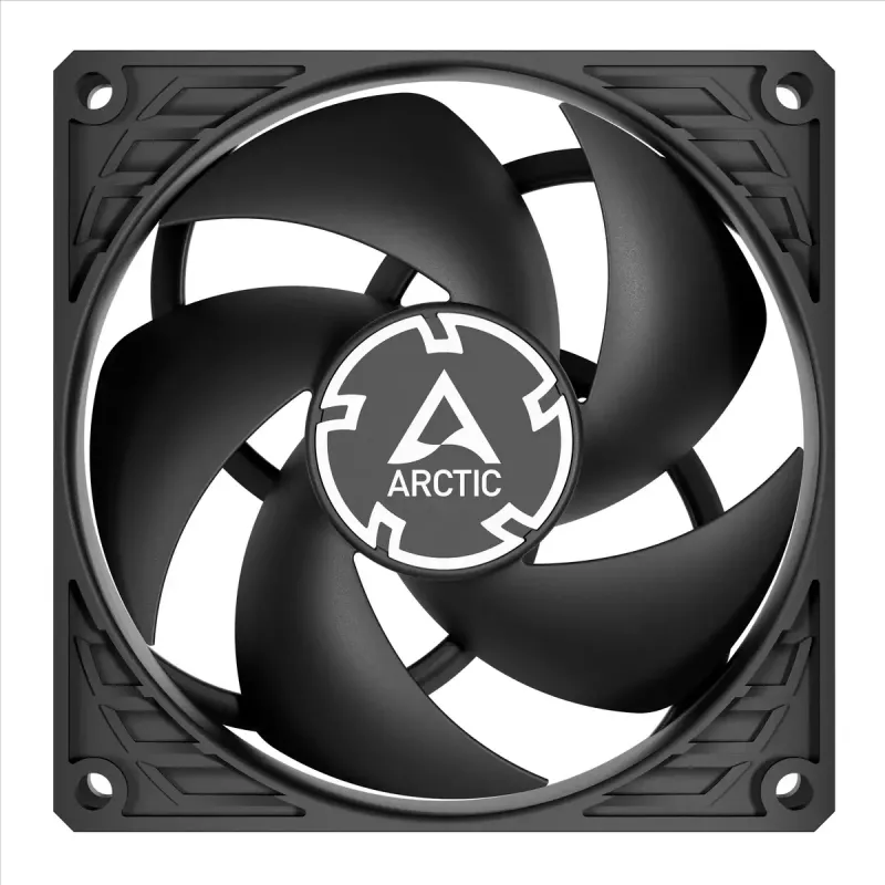 ARCTIC P9 PWM PST CO (Melns) - 92 mm PWM Ventilators ar Kabeļa Sadalītāju Nepārtrauktai Darbībai
