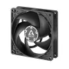 ARCTIC P9 PWM PST CO (Melns) - 92 mm PWM Ventilators ar Kabeļa Sadalītāju Nepārtrauktai Darbībai