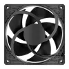 ARCTIC P9 PWM PST (Melns) - 92 mm PWM Ventilators ar Kabeļu Sadalītāju