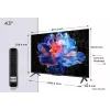 Televizors TCL V6C 43 collu 4K Ultra HD DLED, Direct-LED, Google TV, HDR10+, 3840×2160, 60Hz, 20W