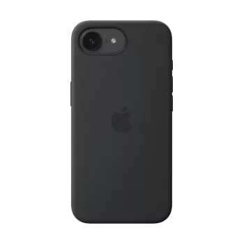 APPLE Silikona Maciņš iPhone 16e Melns