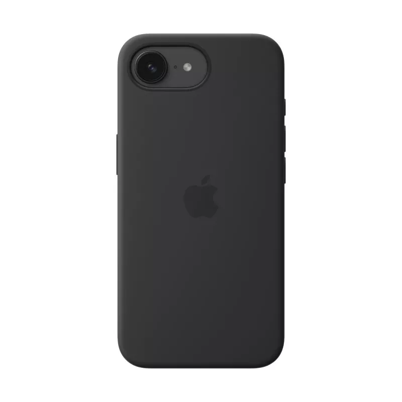 APPLE Silikona Maciņš iPhone 16e Melns
