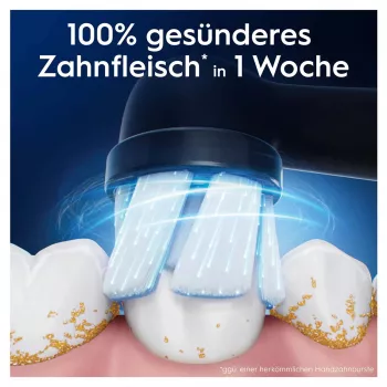 Oral-B 194631 zobu birstes galviņa 4 gab. Melna