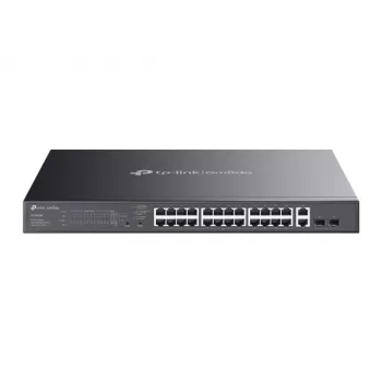 TP-Link Omada ES228GMP pārvaldāms L2 slēdzis Gigabit Ethernet PoE 26 porti