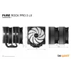 be quiet! Pure Rock Pro 3 LX Black procesora gaisa dzesētājs 12 cm 1 gab.