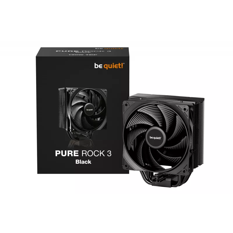 be quiet! Pure Rock 3 Black procesora dzesētājs 12 cm 1 gab.