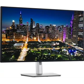 DELL UltraSharp U3225QE 31.5 collu 4K Ultra HD LCD monitors, melns/sudrabs