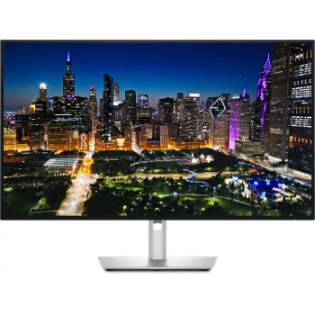 DELL UltraSharp U3225QE 31.5 collu 4K Ultra HD LCD monitors, melns/sudrabs