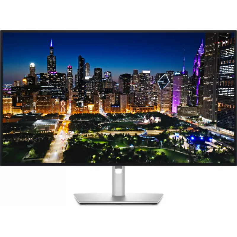 DELL UltraSharp U3225QE 31.5 collu 4K Ultra HD LCD monitors, melns/sudrabs